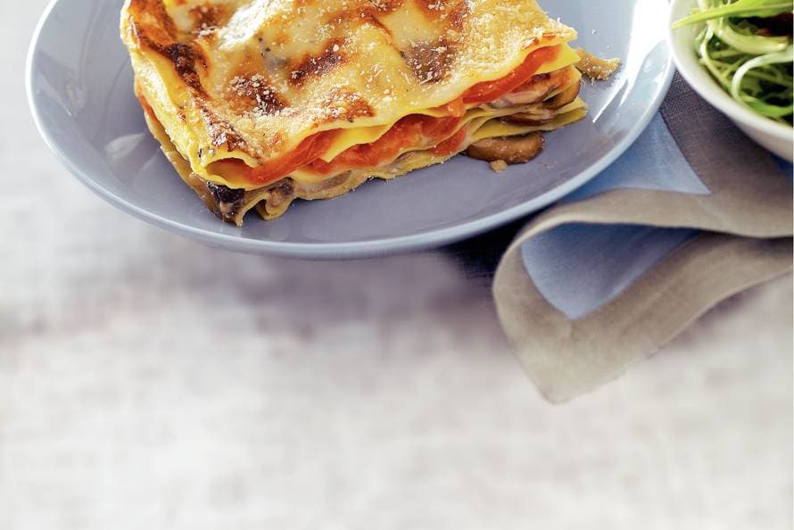 Lasagne met paddenstoelen en gorgonzola recept - Allerhande | Albert Heijn