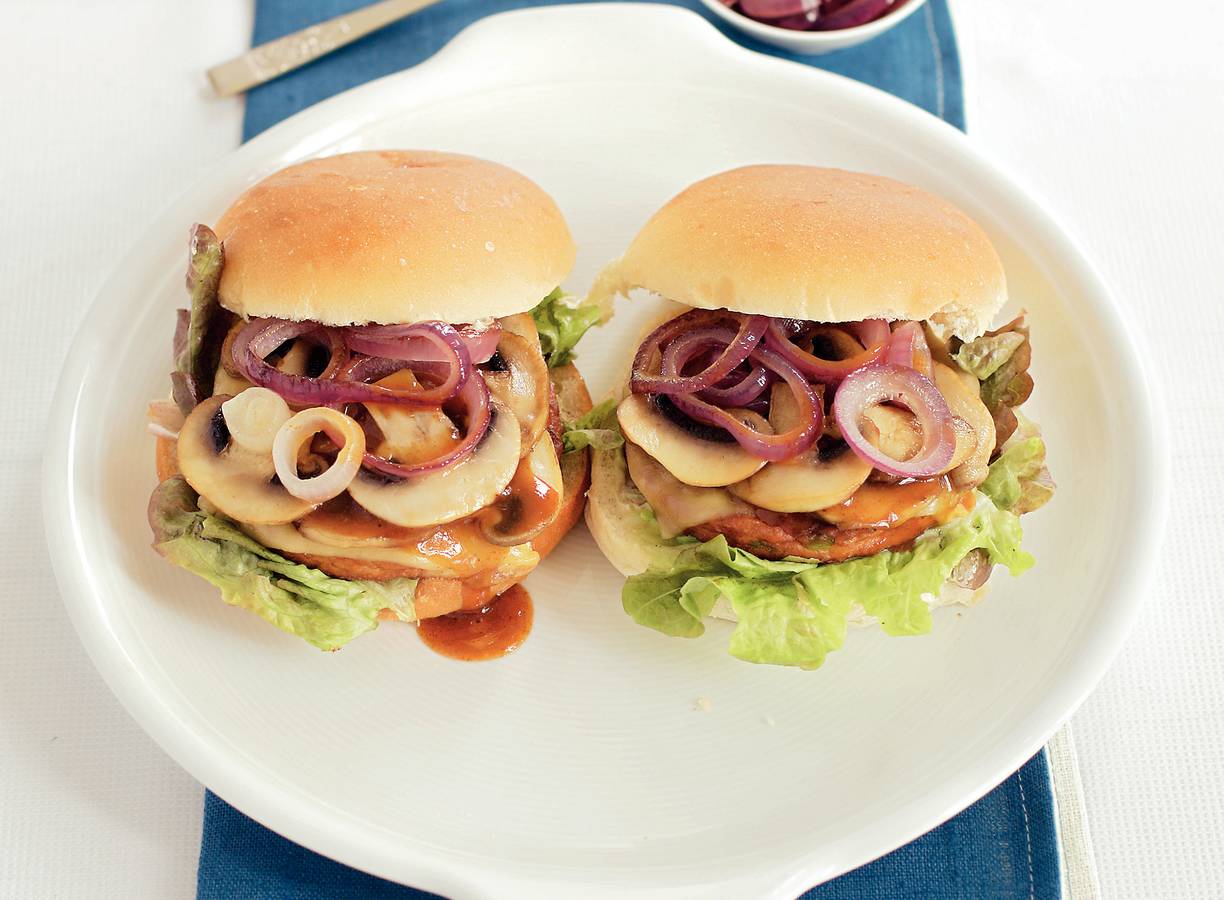 Groenteburger met kaas