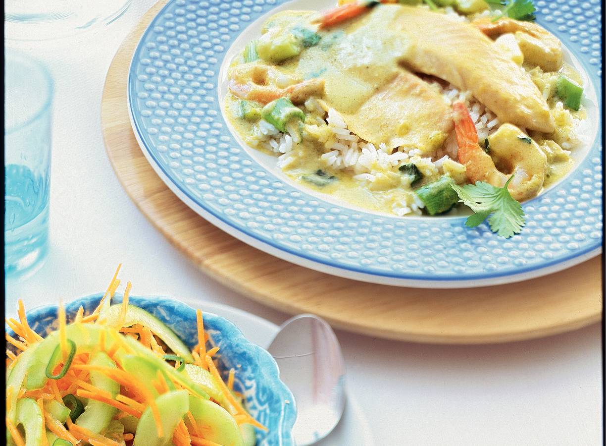 Tilapiafilet in Thaise saus