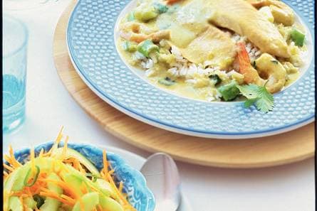 Tilapiafilet in Thaise saus