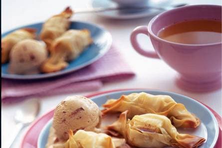 Knapperige banaantoffees