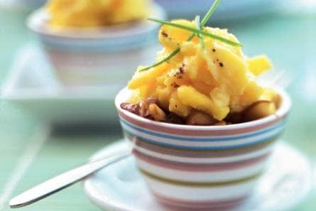 Roerei met truffelolie