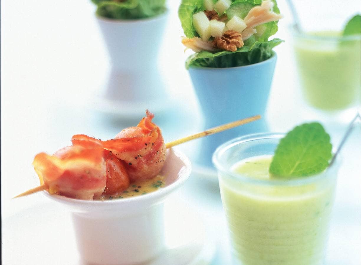 Knapperige little gem met waldorfsalade