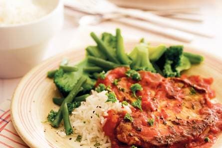 Karbonade in tomatensaus