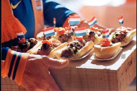 Gevuld stokbrood met gehakt