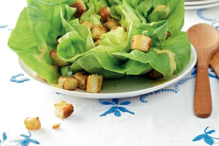 Kropsla met croutons