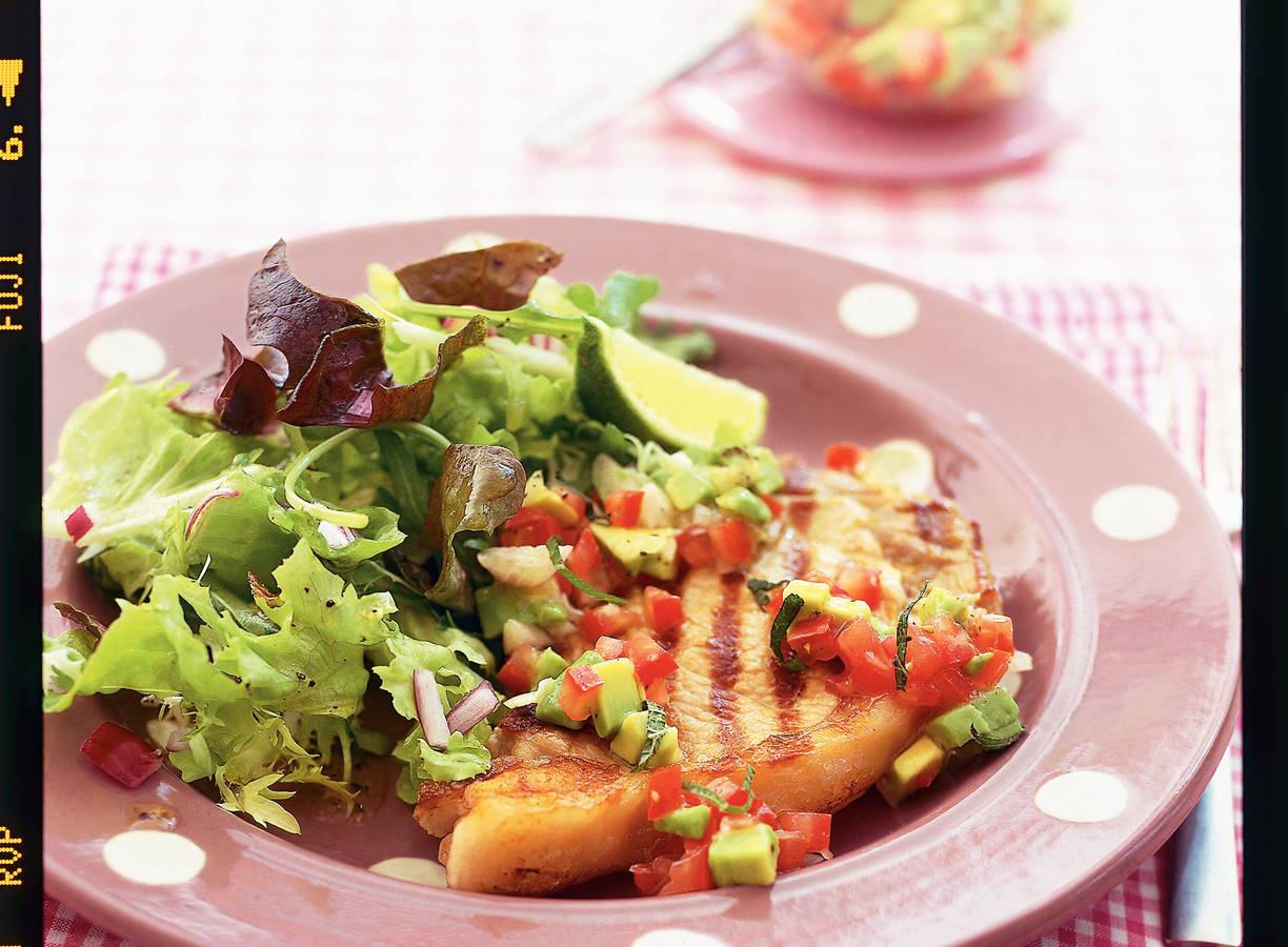 Kalfsentrecote en avocadosalsa