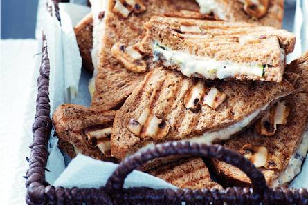 Tosti's met paddenstoelen