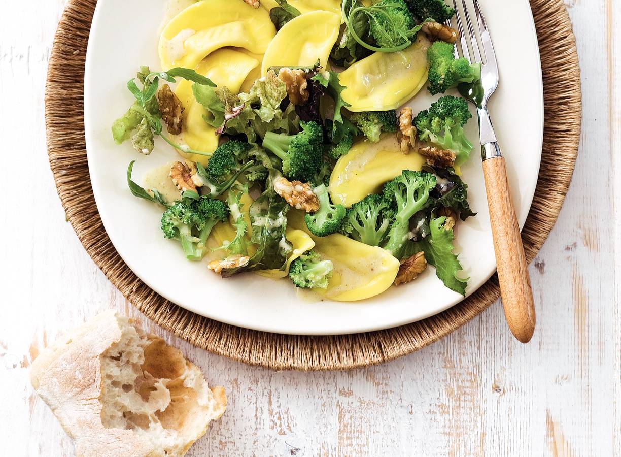 Lauwwarme pastasalade