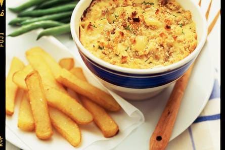 Vispotje met frites