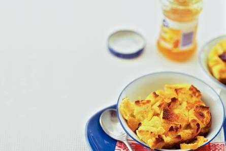 Broodpudding met abrikozen