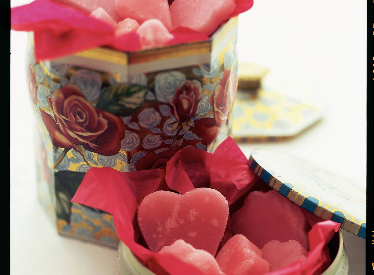 Roze borstplaat