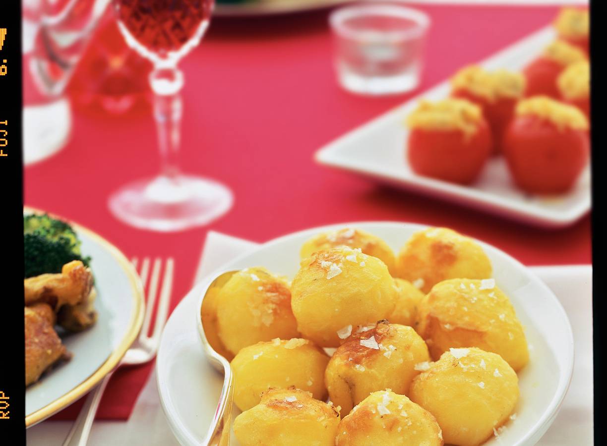 Superkrokante aardappels met zeezout