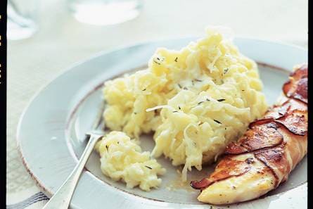 Zuurkoolstamppot met pangasiusfilet