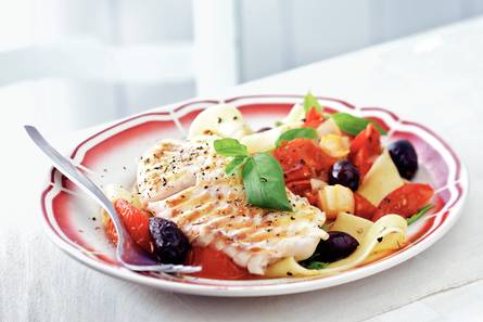 Gegrilde kabeljauw