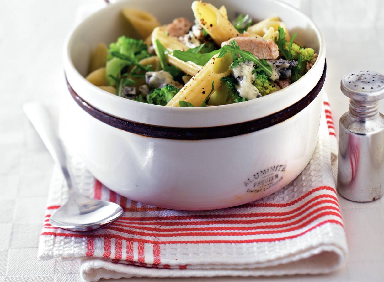 Pasta met kalkoen