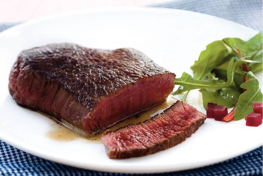 Basisrecept biefstuk bakken Recept Allerhande Albert Heijn Hoe moet ik biefstuk bakken