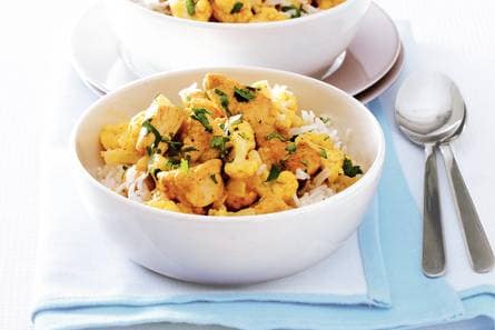 Kipcurry met bloemkool