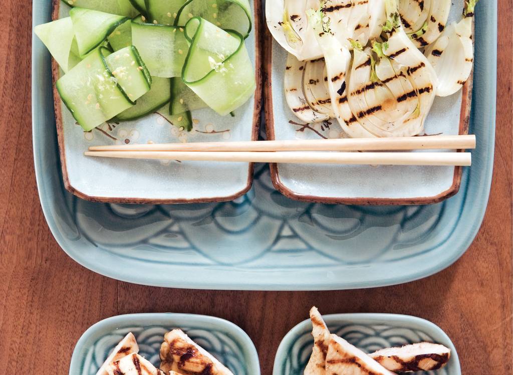 Gegrilde aubergine met kipfilet recept - Allerhande | Albert Heijn