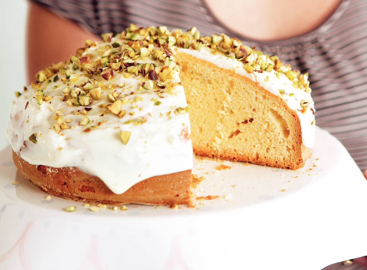 Cake met limoenmascarpone
