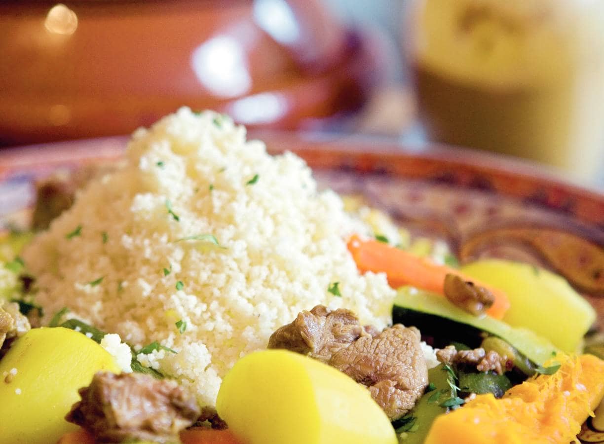 Couscous met zeven groenten