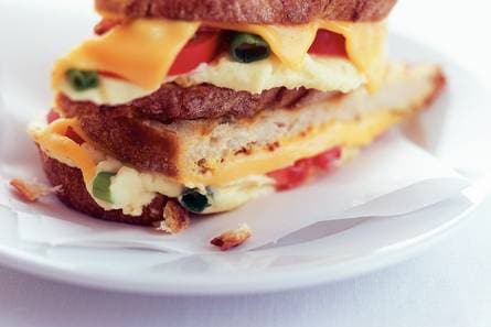 Tosti met mosterd en aardappelpuree