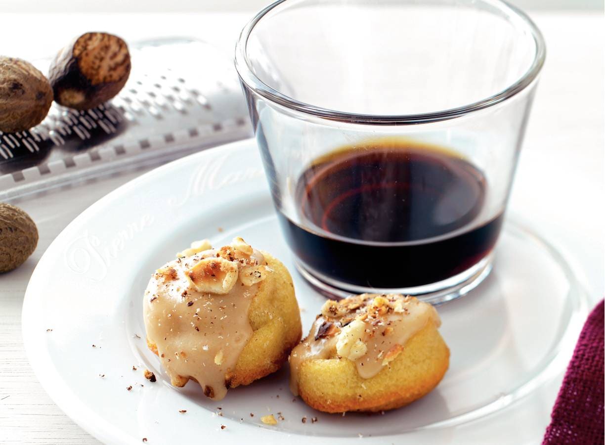 Petitfours met nootmuskaat