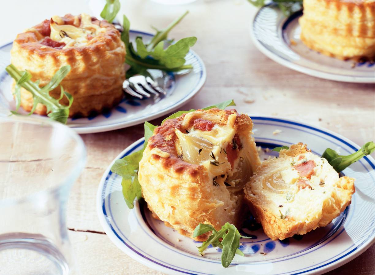 Mini-sjalottenquiche