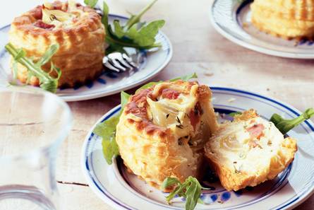 Mini-sjalottenquiche