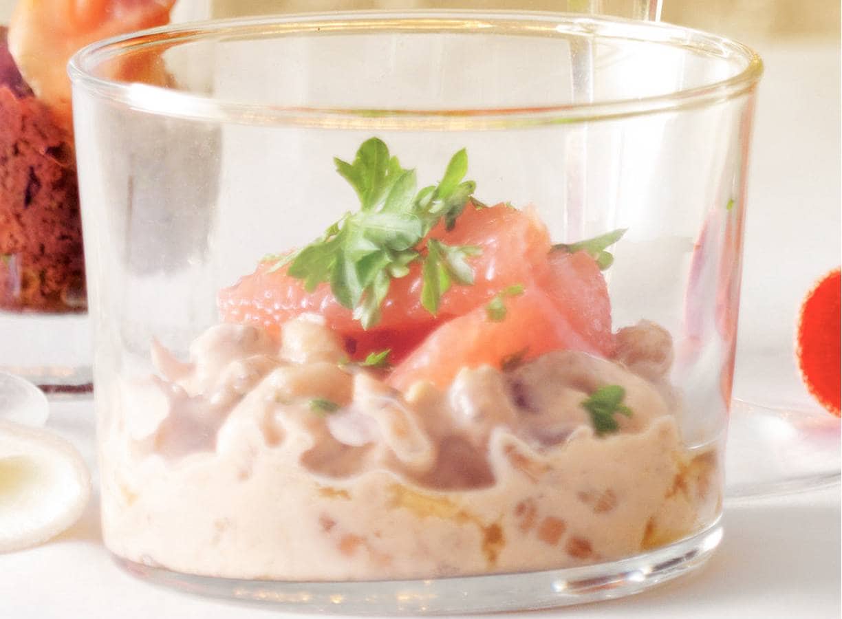 Hollandse garnalen met grapefruit