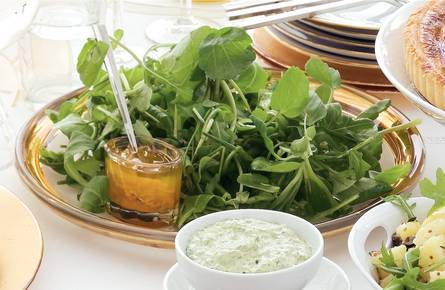 Groene kruidensalade