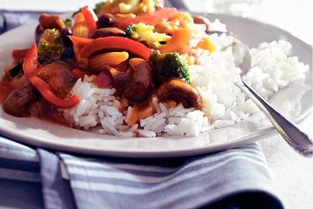 Champignon-groentecurry