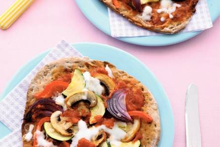 Meergranen-groentepizza's