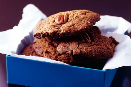 Chocolade-pecankoekjes