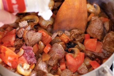 Boeuf Stroganoff stap-voor-stap