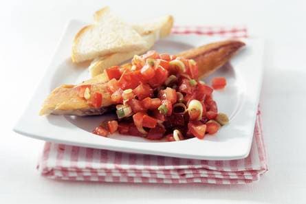 Makreel met tomatensalsa