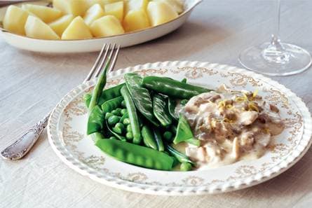 Blanquette de veaux (kalfsvlees in romige saus)