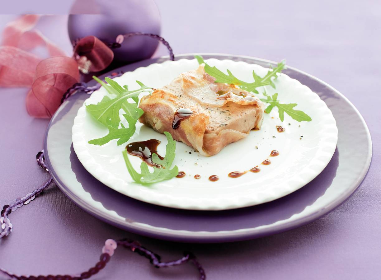 Truffelpaté in pancetta
