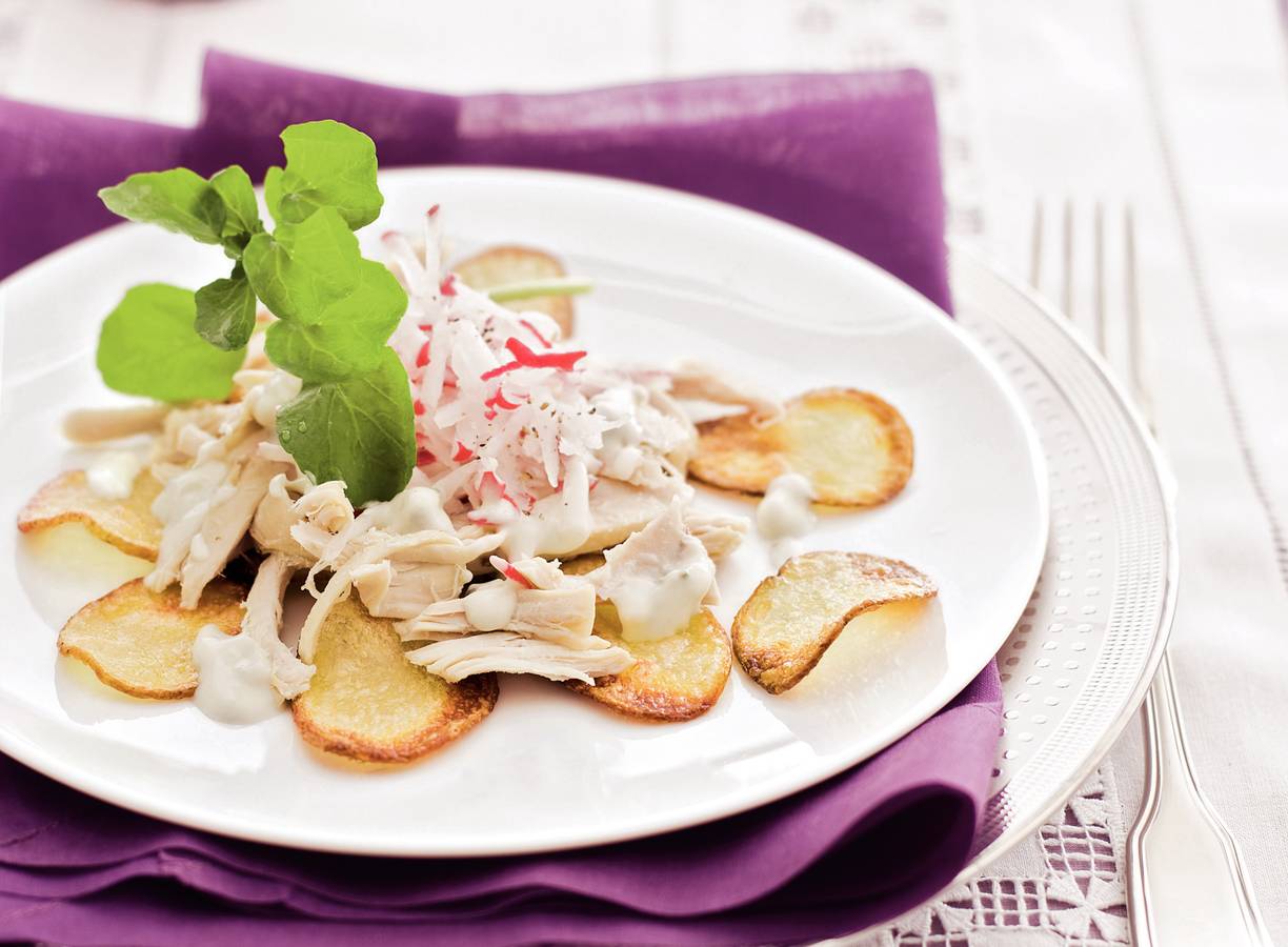 Kalkoensalade met roquefort
