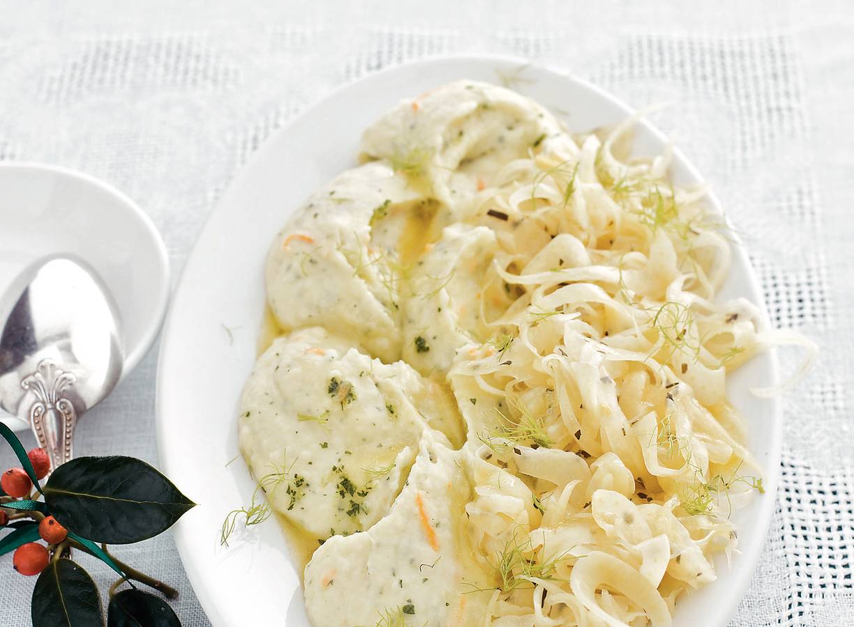 Aardappelpuree met venkel