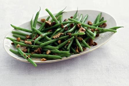 Haricots verts met pecannoten
