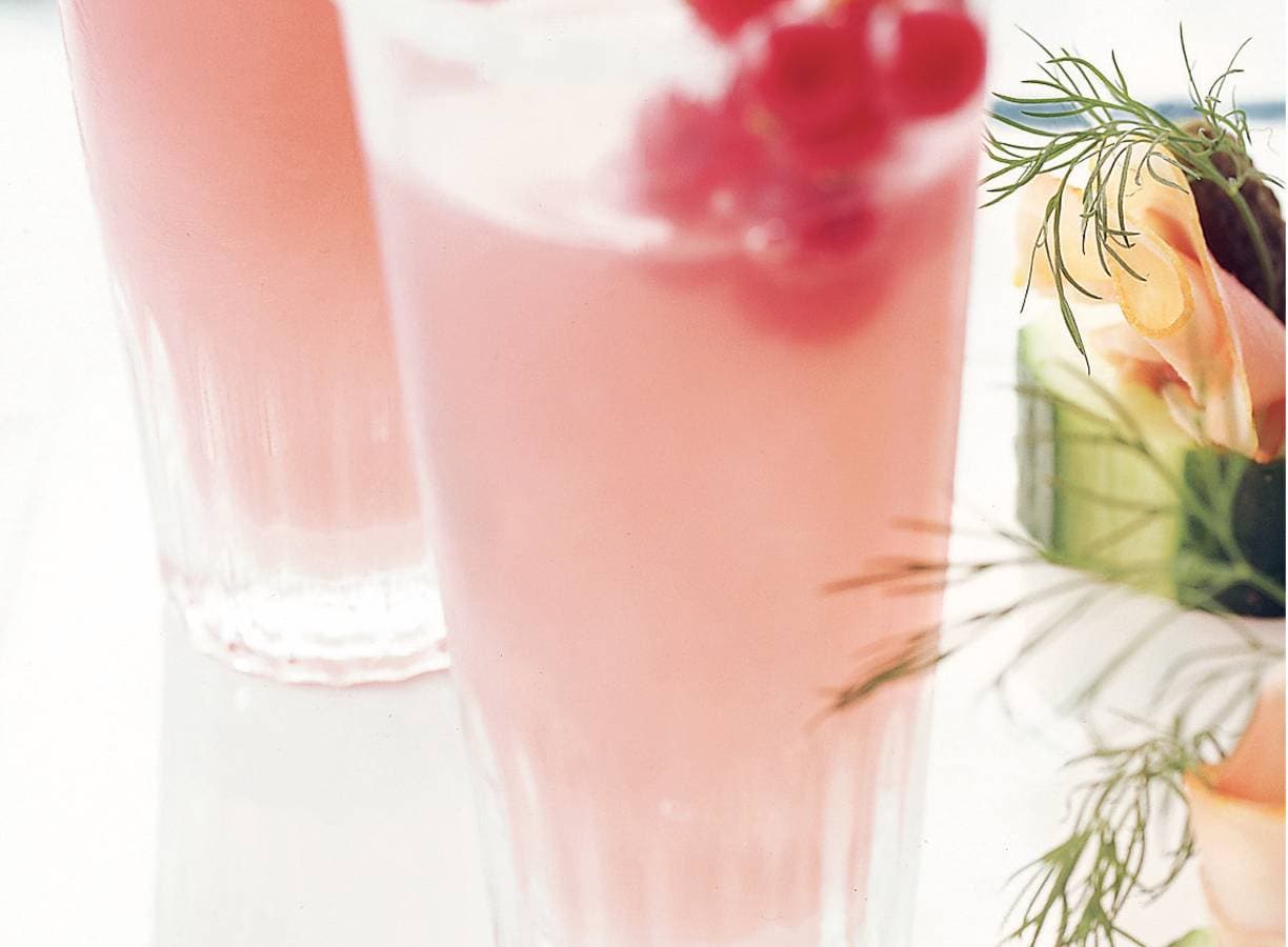 Bruisend cranberrysap