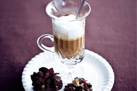 Roodfruit-chocoladerotsjes