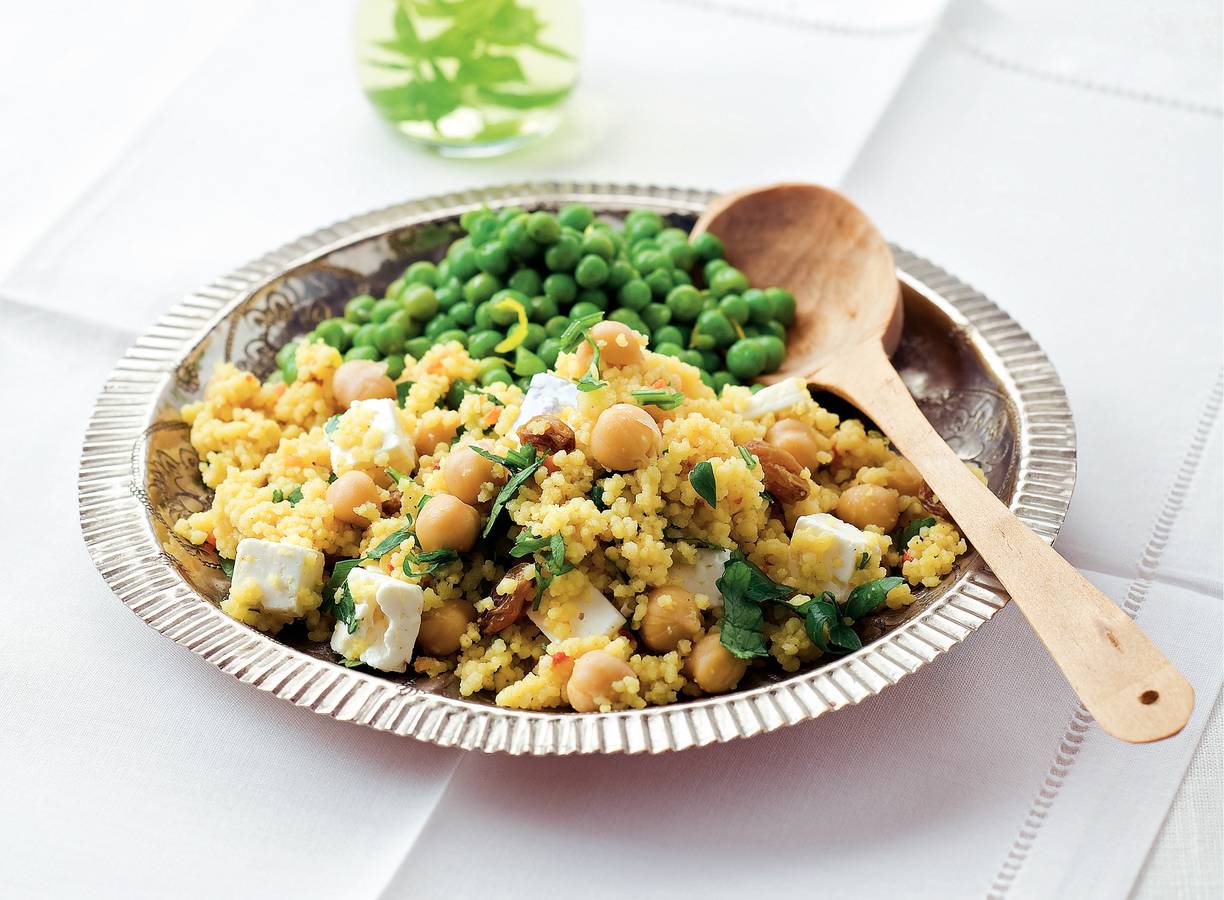 Couscous met tuinerwten