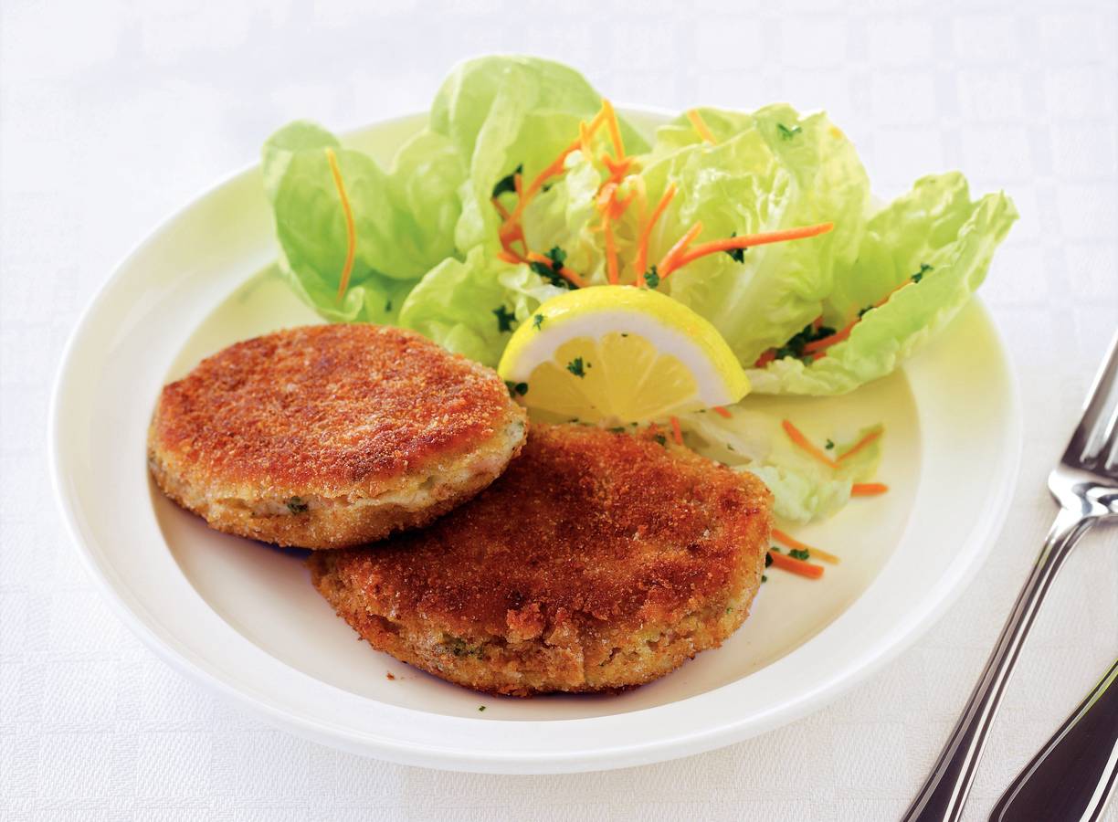 Tonijn-aardappel-viskoekjes