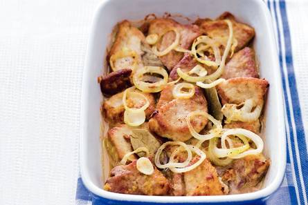 Hamlappen uit de oven