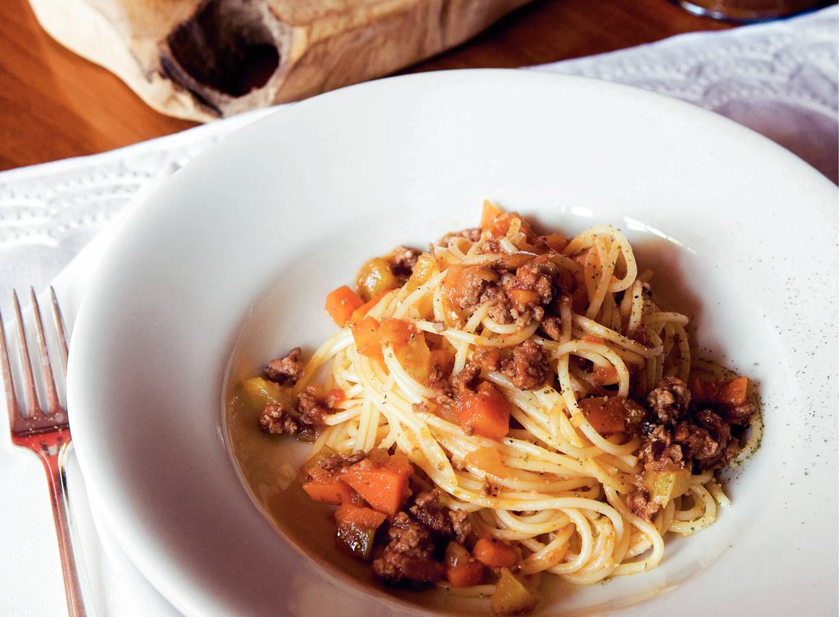 Roberto Payers spaghetti bolognese