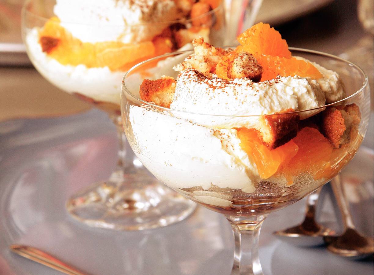 Herfstige tiramisu met mandarijnen