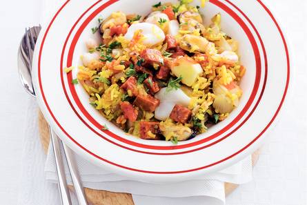 Eenvoudige paella