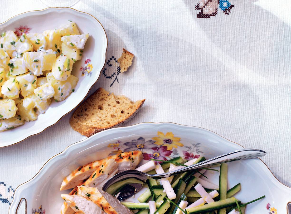 Salade met krieltjes